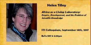STS Colloquium Sept. 14 Helen Tilley